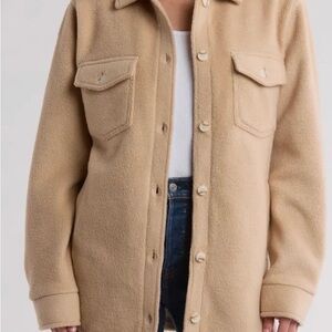 Thread & Supply Camel shacket